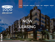 Tablet Screenshot of loftsatsodoapts.com